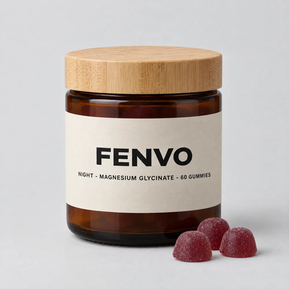 FENVO magnesium gummies jar packshot
